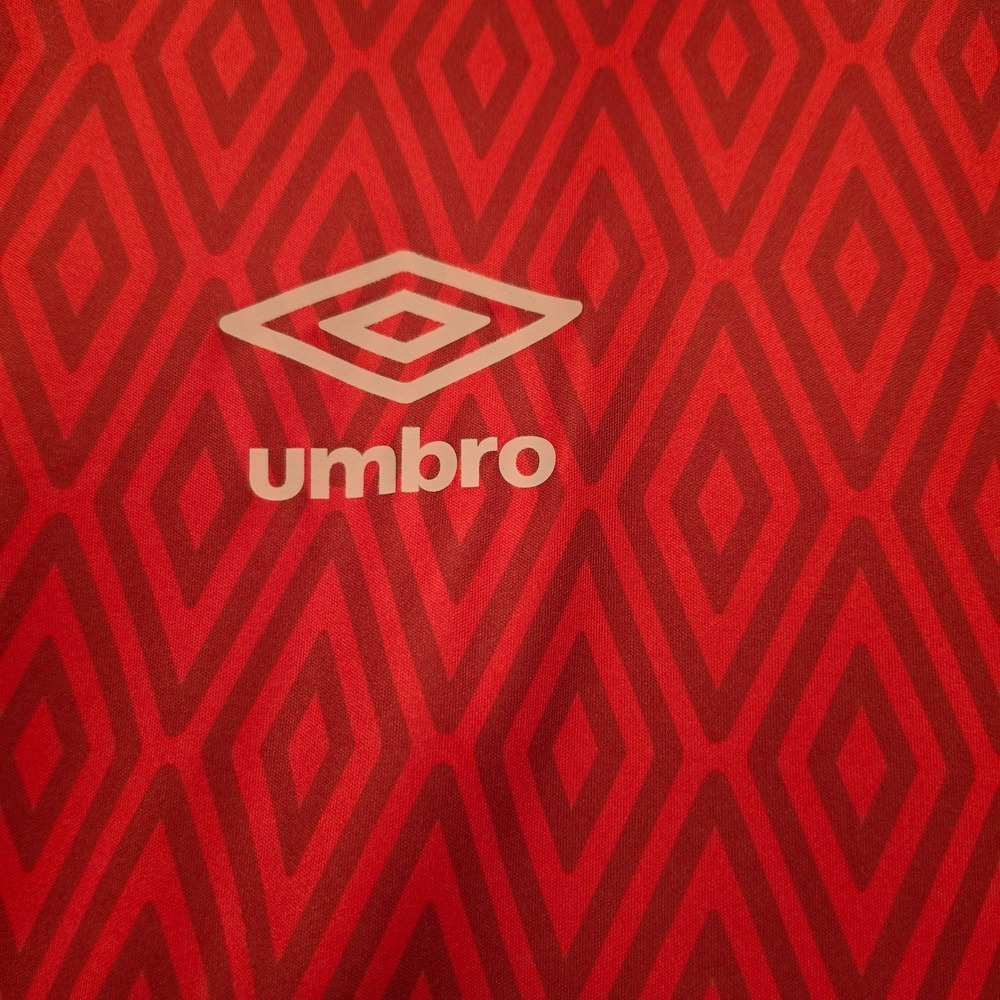 Umbro Canada Soccer Jersey Geometric Diamond Print Football 2026 Red Size Large - Picture 3 of 10